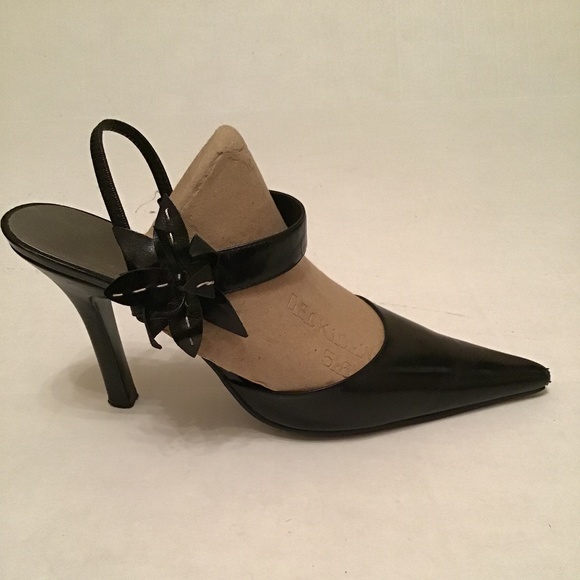 Nine West Shoes - VINTAGE Nine West Heels Ankle Straps Black Shoes Size7